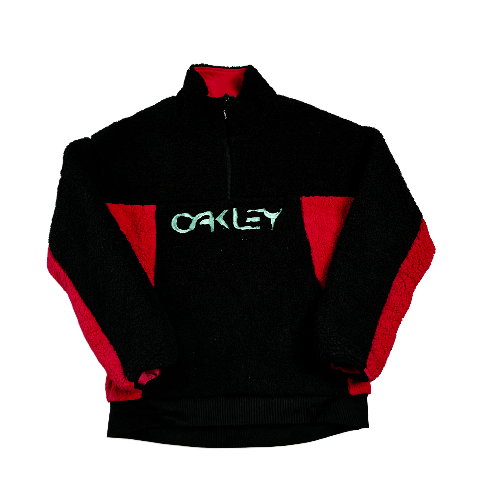 Pink + Black Oakley 1/4 Zip Fleece - S