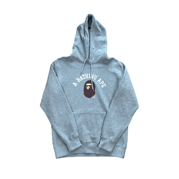 Grey A Bathing Ape (BAPE) Hoodie - Recommended Size - Extra Large - The Streetwear Studio