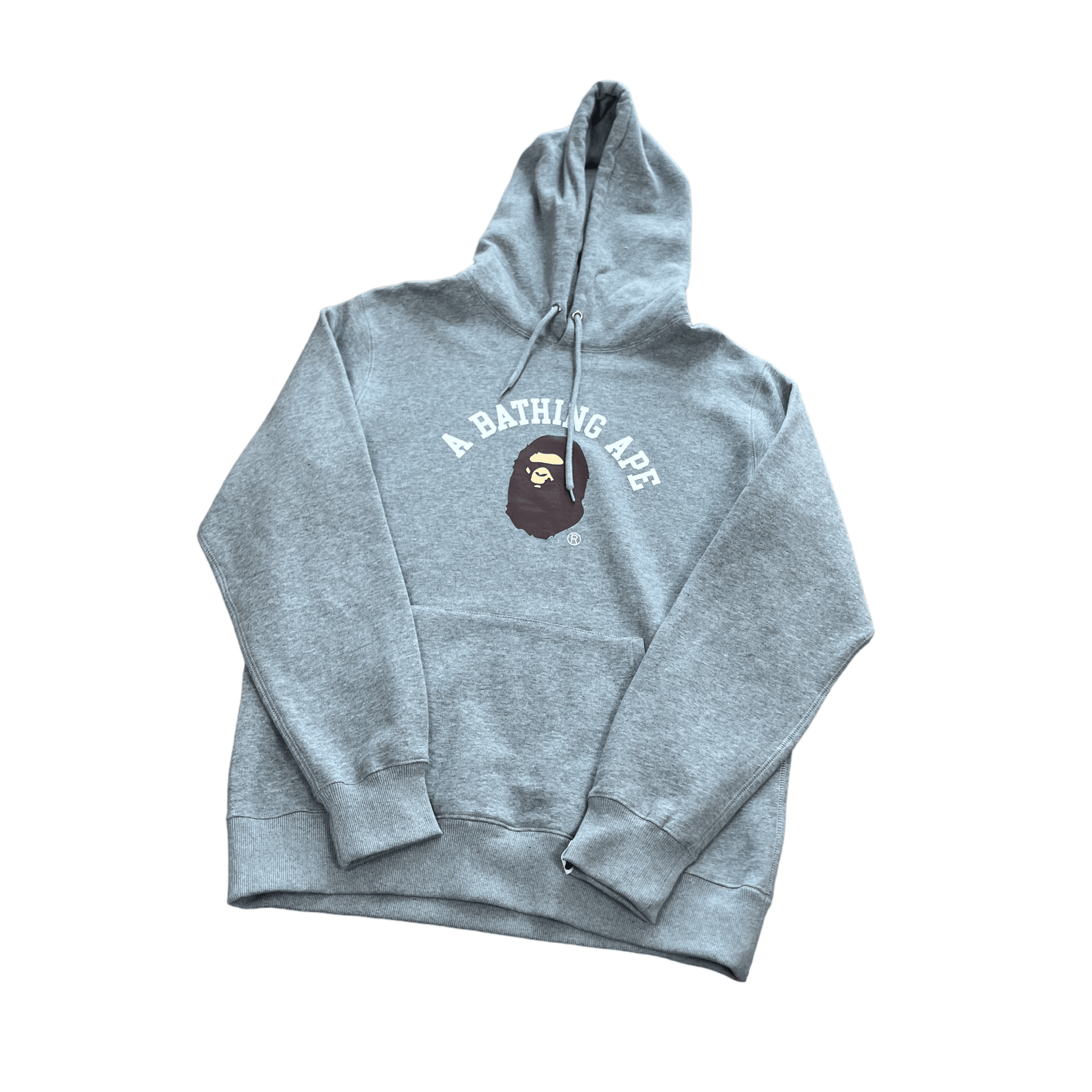 Grey A Bathing Ape (BAPE) Hoodie - Recommended Size - Extra Large - The Streetwear Studio