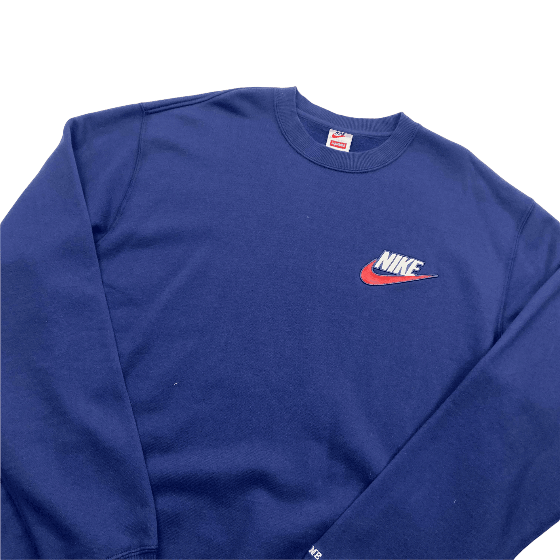 Navy Blue Nike x Supreme Sweatshirt - Extra Large - The Streetwear Studio