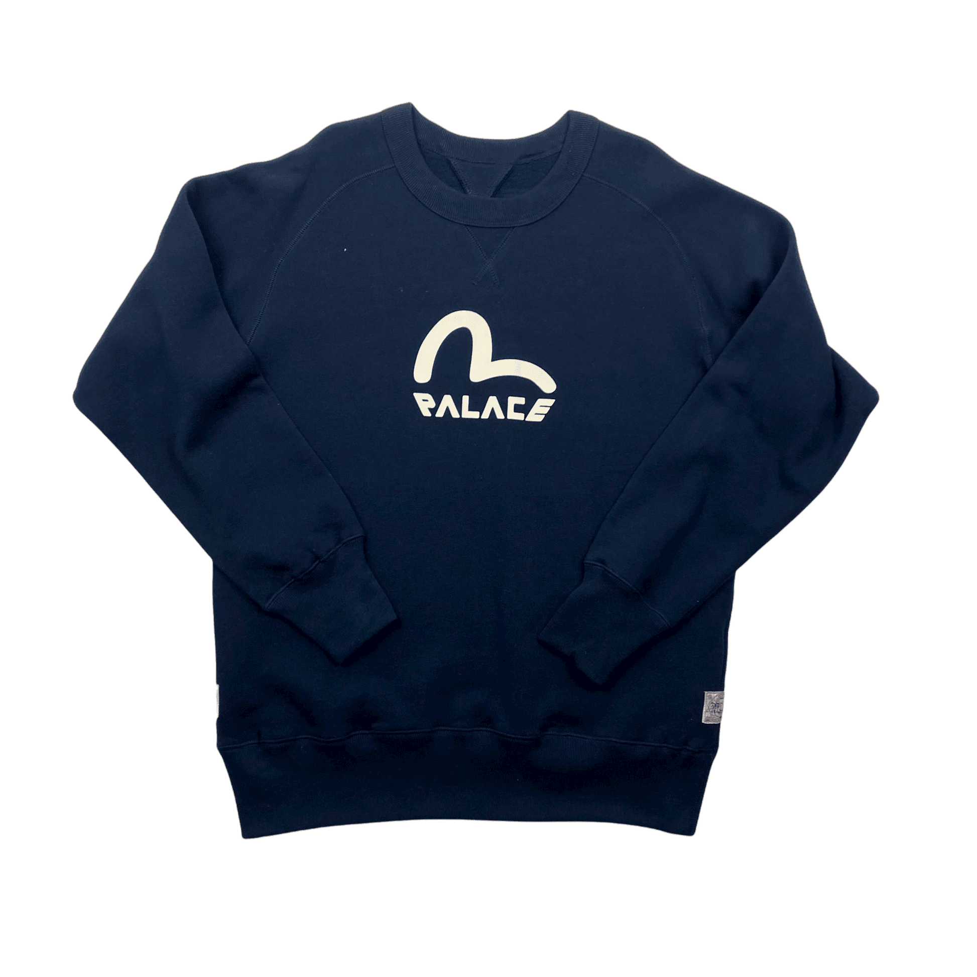Navy Blue Palace x Evisu Reversible Sweatshirt - Small - The Streetwear Studio