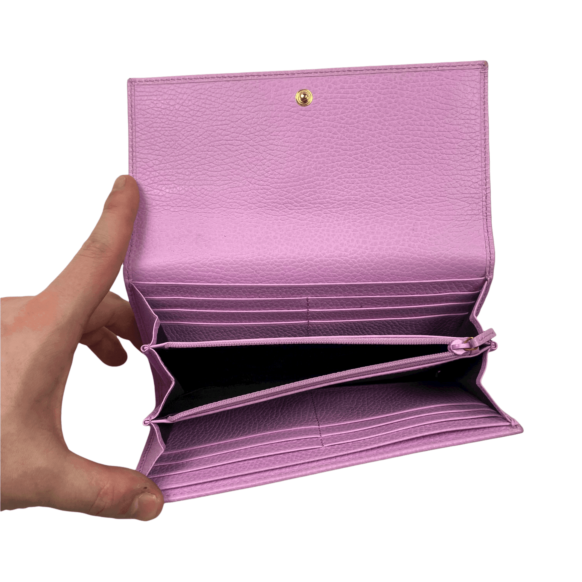 Pink Gucci Bosco Purse Wallet