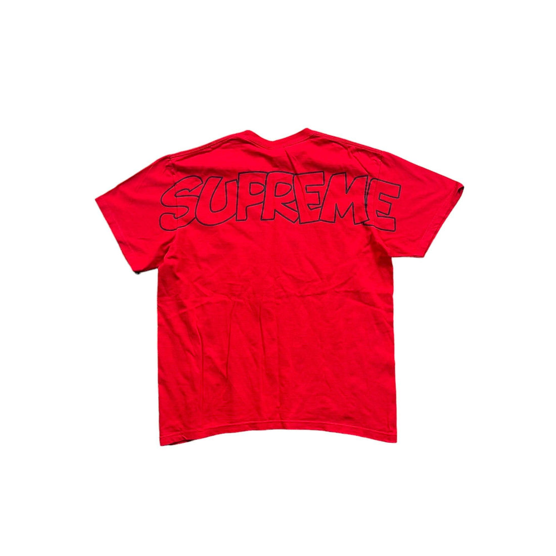 Red Supreme x Smurfs Tee - Medium - The Streetwear Studio