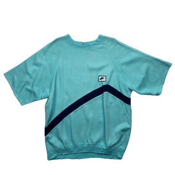 Vintage 80s Blue Nike Oregon Spell-Out Sweatshirt - Extra Large - The Streetwear Studio