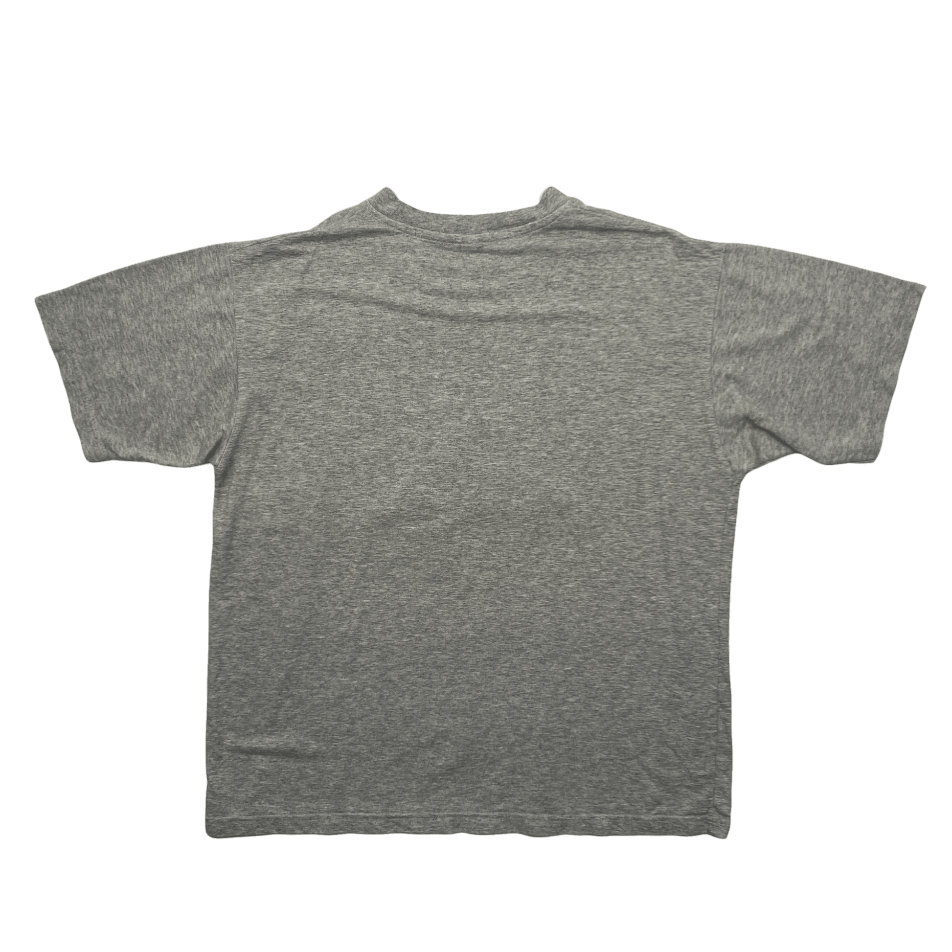 Vintage 80s Grey Adidas Spell-Out Tee - Extra Large (Recommended Size - Large) - The Streetwear Studio