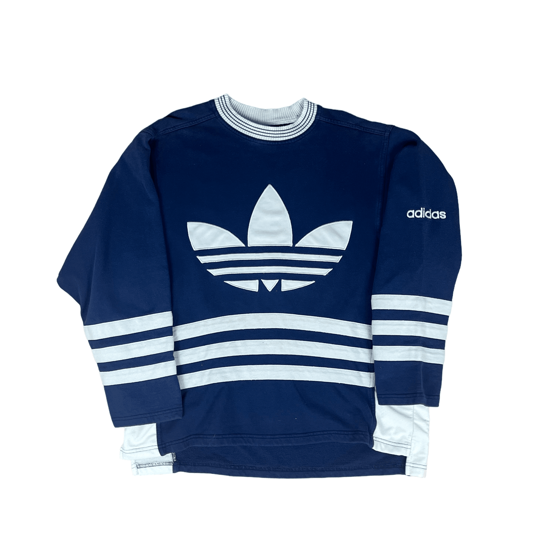 Vintage 90s Adidas Large Logo Spell Out Sweatshirt M