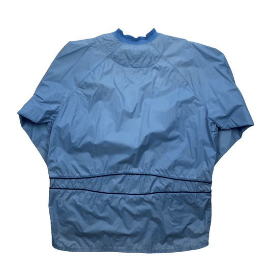 Vintage 90s Baby Blue Nike Centre Swoosh Carolina Waterproof Pullover Sweatshirt - Extra Large - The Streetwear Studio