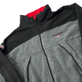 Vintage 90s Black + Grey Ralph Lauren Polo Sport Full Zip Fleece Jacket - Extra Large - The Streetwear Studio
