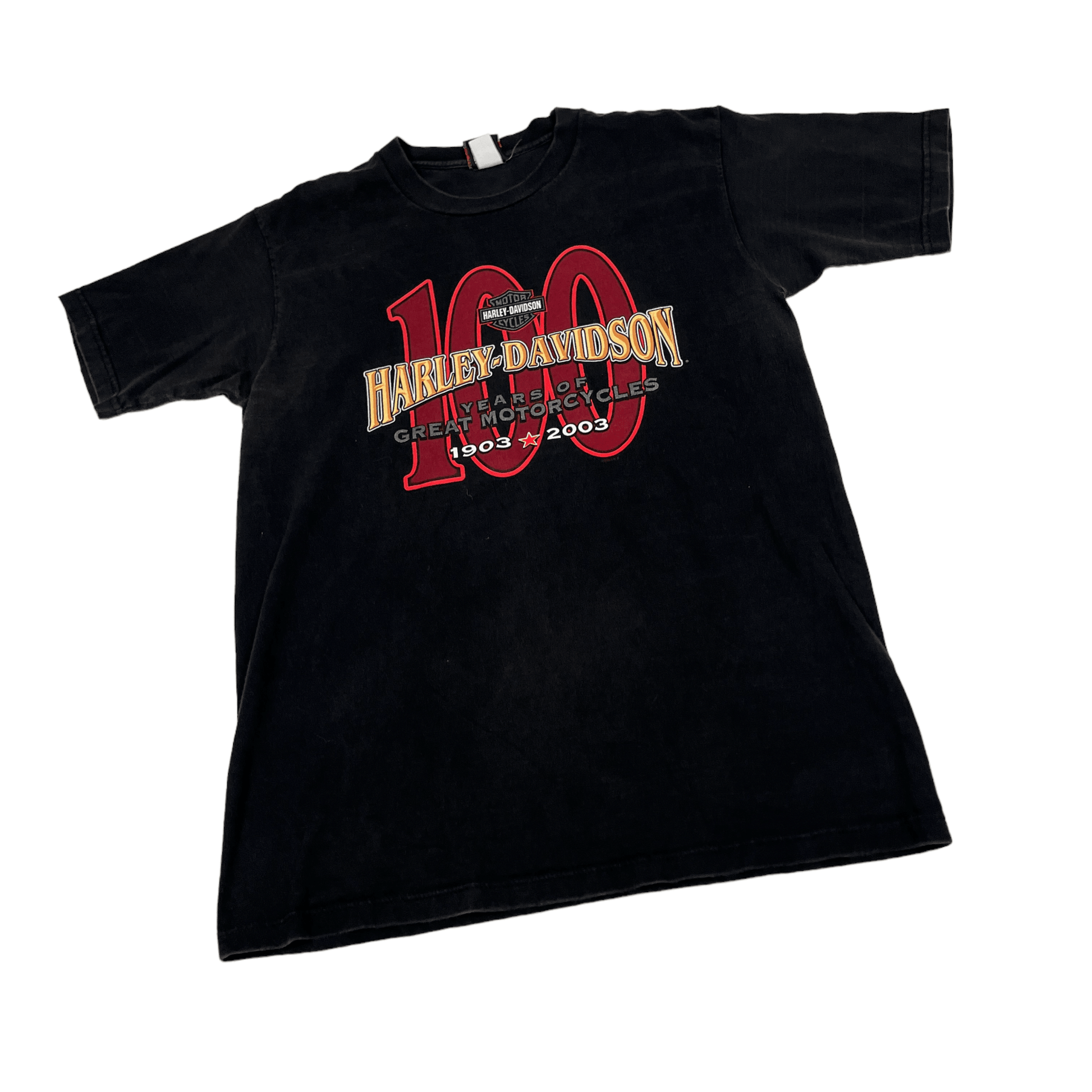 Vintage 90s Black Harley Davidson Tee - Large - The Streetwear Studio