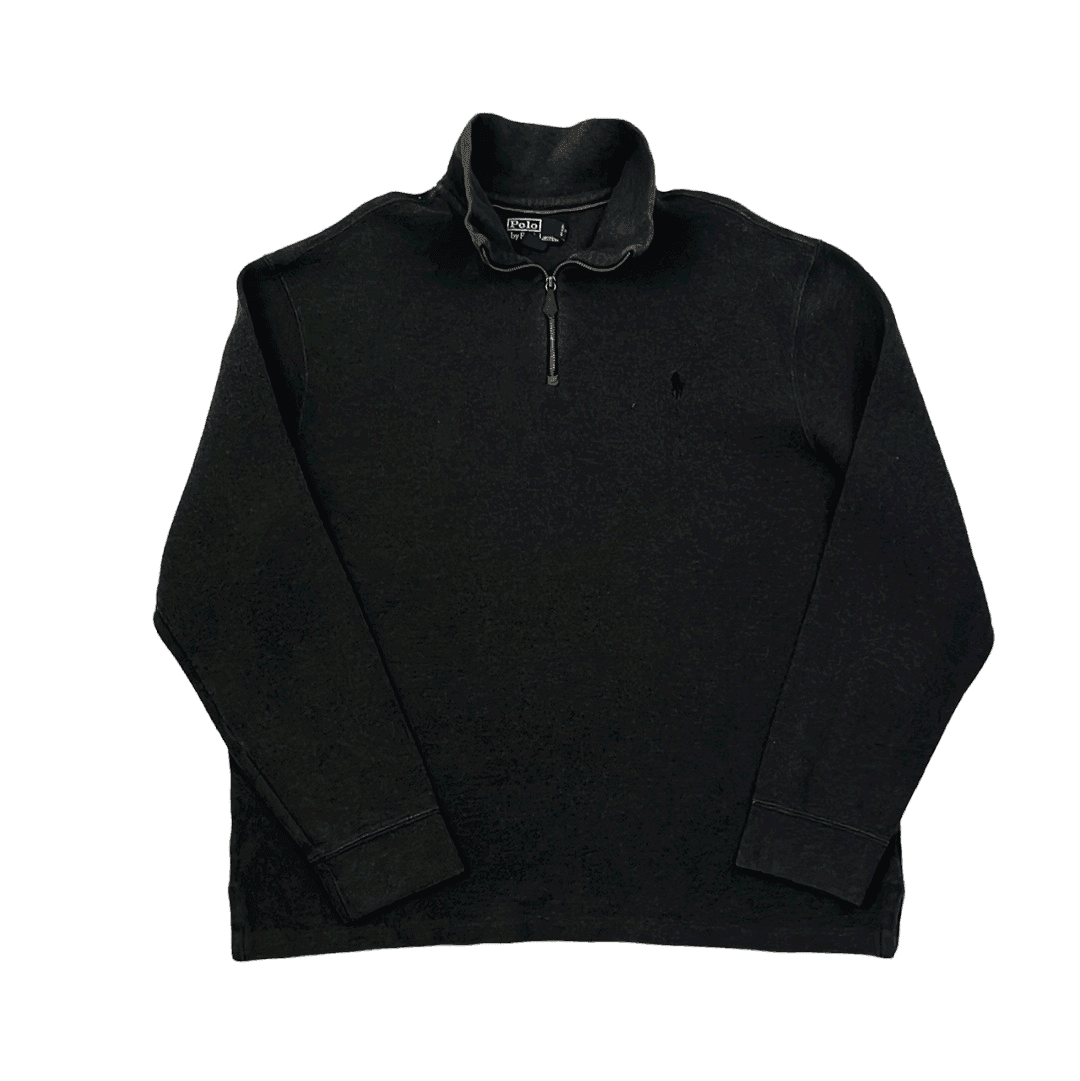 Black ralph lauren online quarter zip