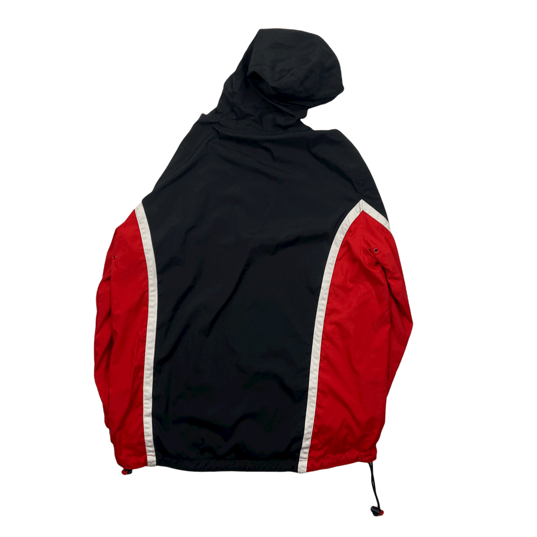 Vintage 90s Black + Red Ralph Lauren Full Zip Waterproof Jacket - Small - The Streetwear Studio