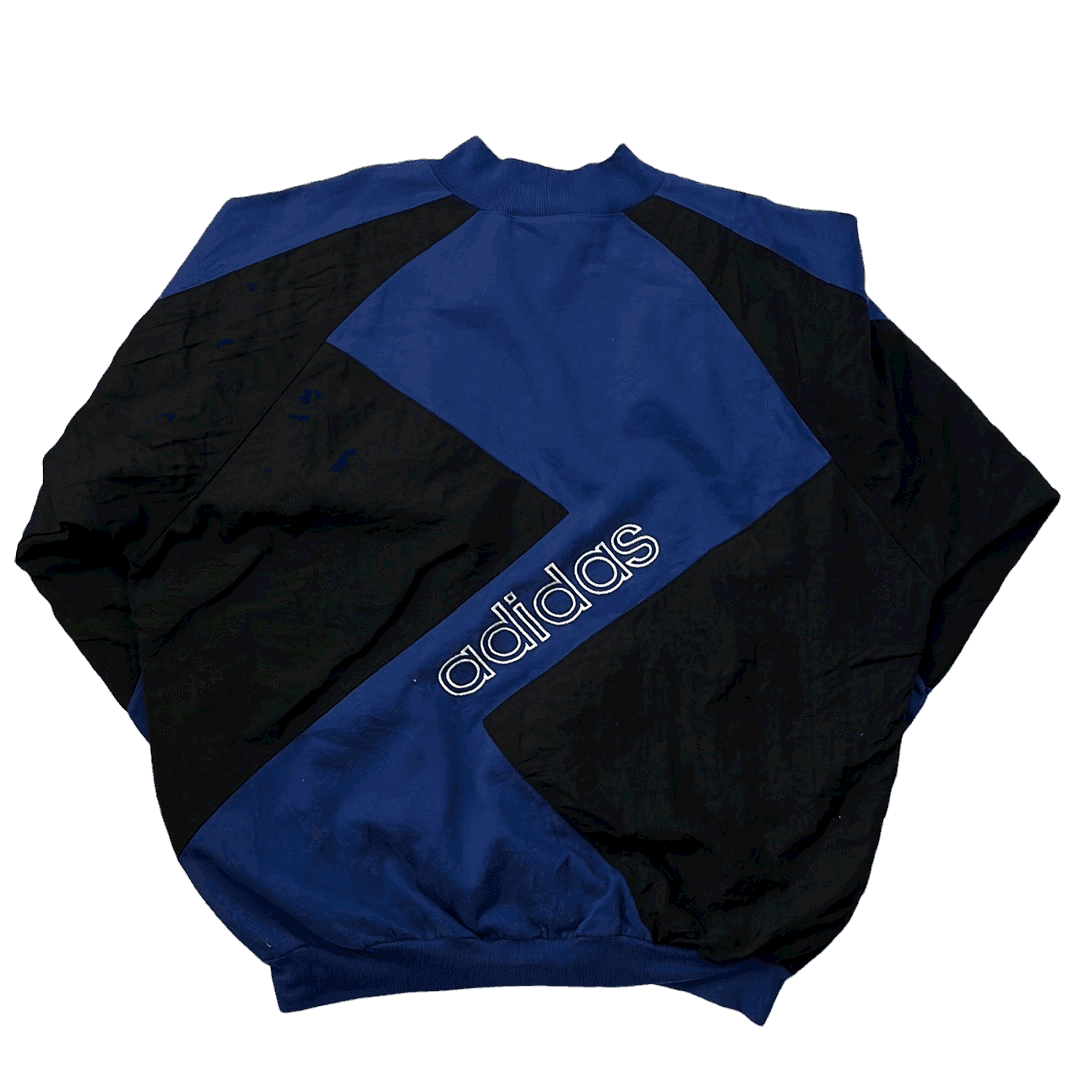 Blue and online black adidas sweatshirt