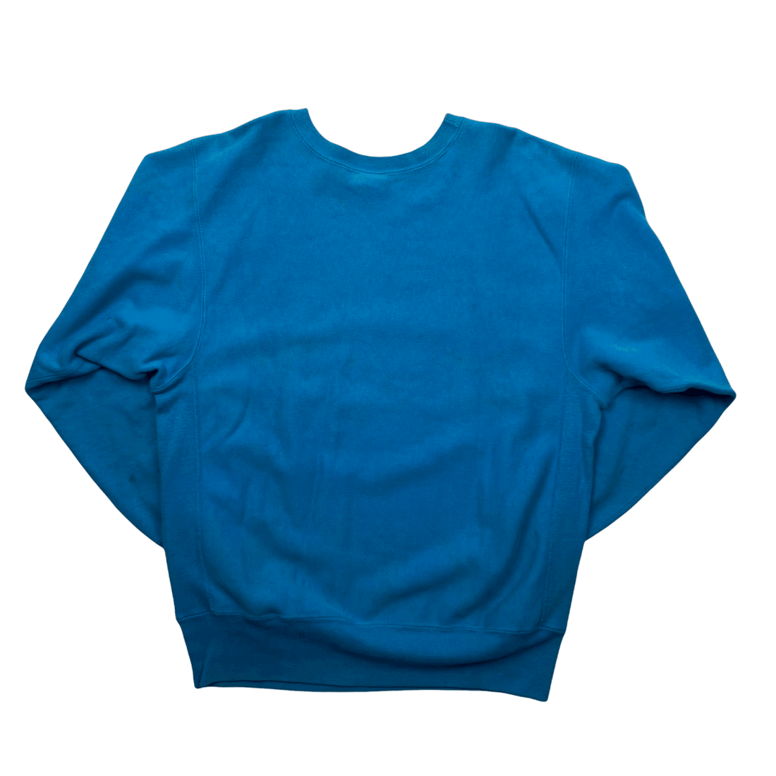 Vintage 90s Blue Champion Reverse Weave Spell-Out Sweatshirt - Extra Large - The Streetwear Studio