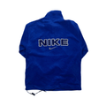 Vintage 90s Blue Nike Large Logo Quarter Zip Fleece - Large - The Streetwear Studio