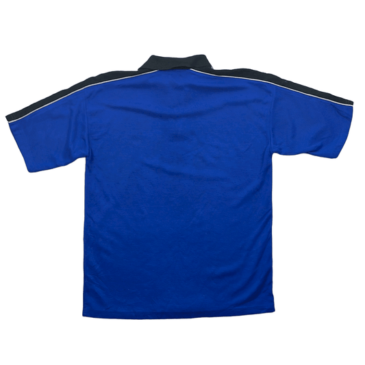 Vintage 90s Blue Nike Polo Shirt - Large - The Streetwear Studio