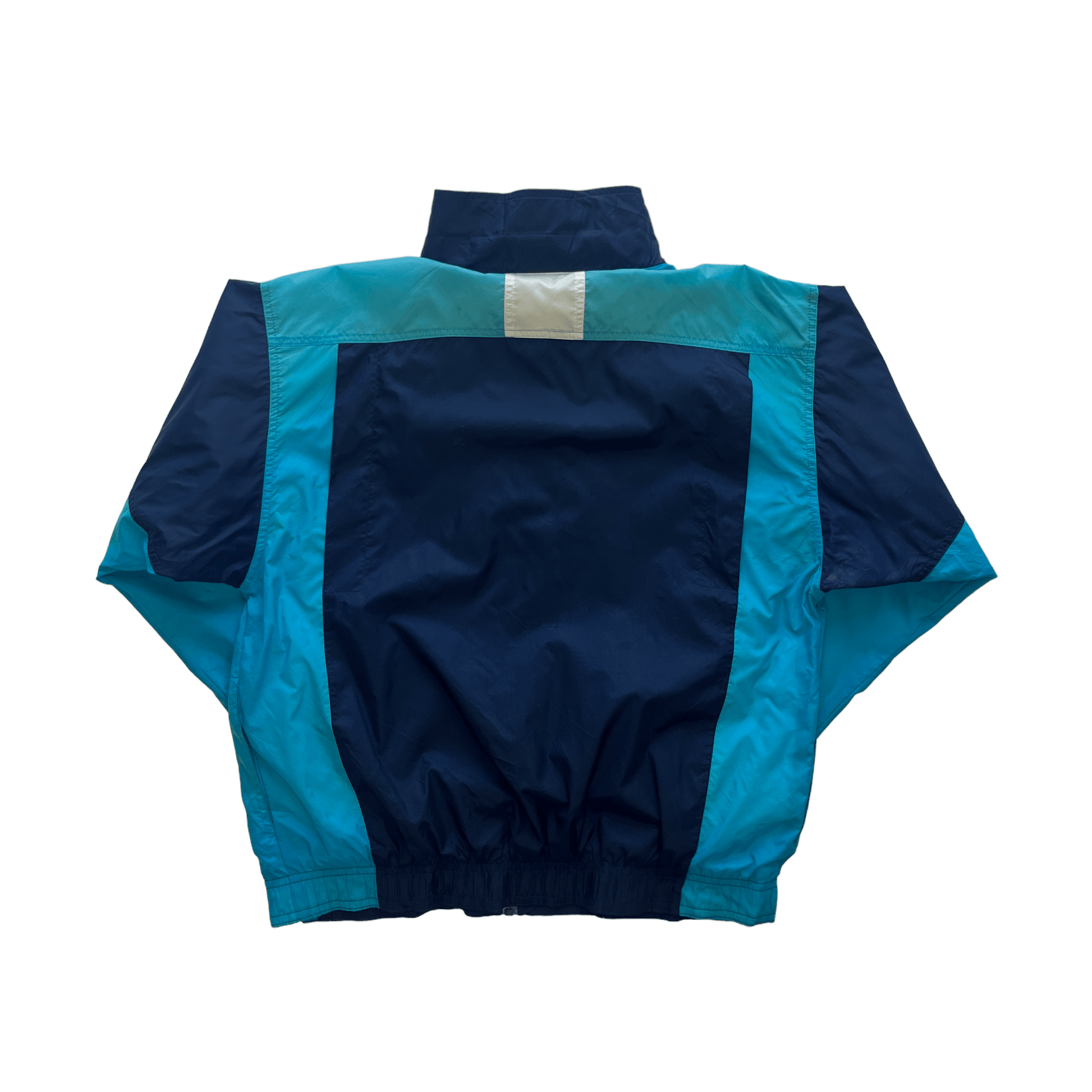 Vintage 90s Blue Nike Windbreaker Jacket - Large - The Streetwear Studio