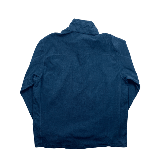 Vintage 90s Blue Patagonia Quarter Zip Fleece - Extra Large - The Streetwear Studio