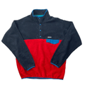 Vintage 90s Blue + Red Patagonia Synchilla Fleece - Large - The Streetwear Studio