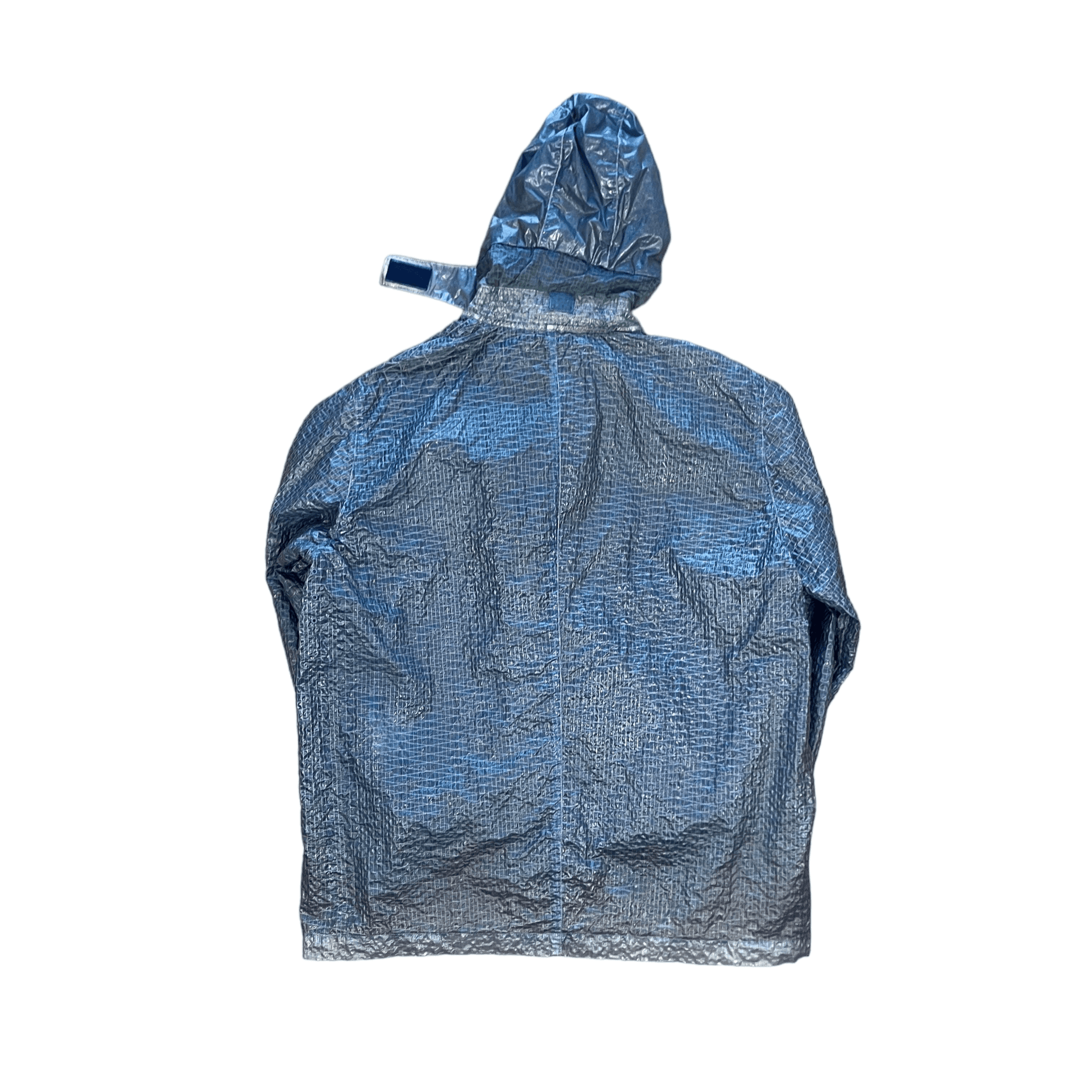 Vintage 90s Blue Stone Island Paper Jacket Extra Large