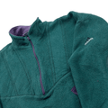 Vintage 90s Green Adidas Equipment Quarter Zip Fleece - Extra Large - The Streetwear Studio
