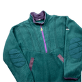 Vintage 90s Green Adidas Equipment Quarter Zip Fleece - Small - The Streetwear Studio