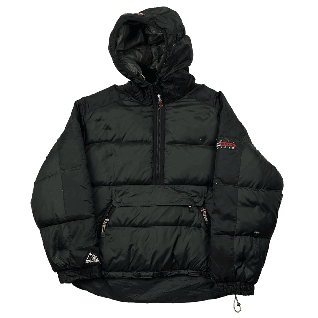 Vintage green on sale tommy hilfiger jacket