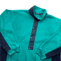 Vintage 90s Green/ Blue Patagonia Spell-Out Half Zip Fleece - Extra Large (Recommended Size - Large) - The Streetwear Studio
