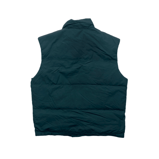 Vintage 90s Green/ Blue The North Face Puffer Gilet - Large - The Streetwear Studio