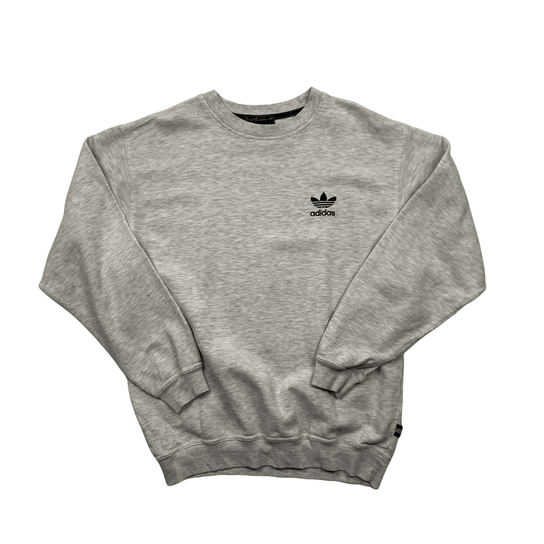 Vintage 90s Grey Adidas Sweatshirt - Medium - The Streetwear Studio