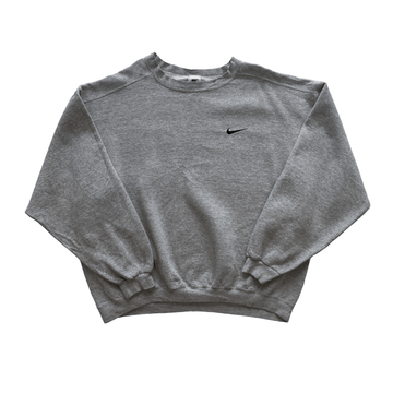 Vintage 90s Grey Nike Sweatshirt - Extra Large - The Streetwear Studio