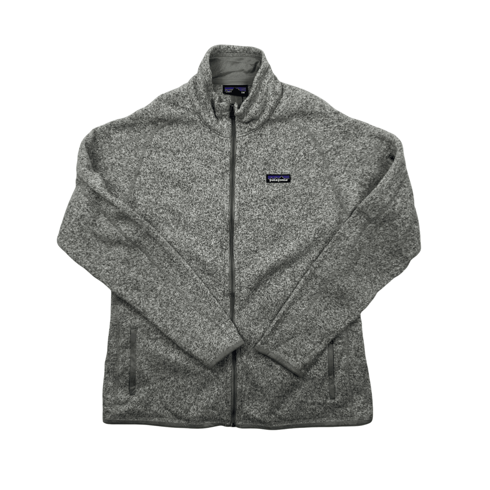 Vintage 90s Grey Patagonia Full Zip Fleece - Extra Large - The Streetwear Studio
