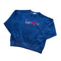 Vintage 90s Navy Blue Disney Mickey Sweatshirt - Small - The Streetwear Studio
