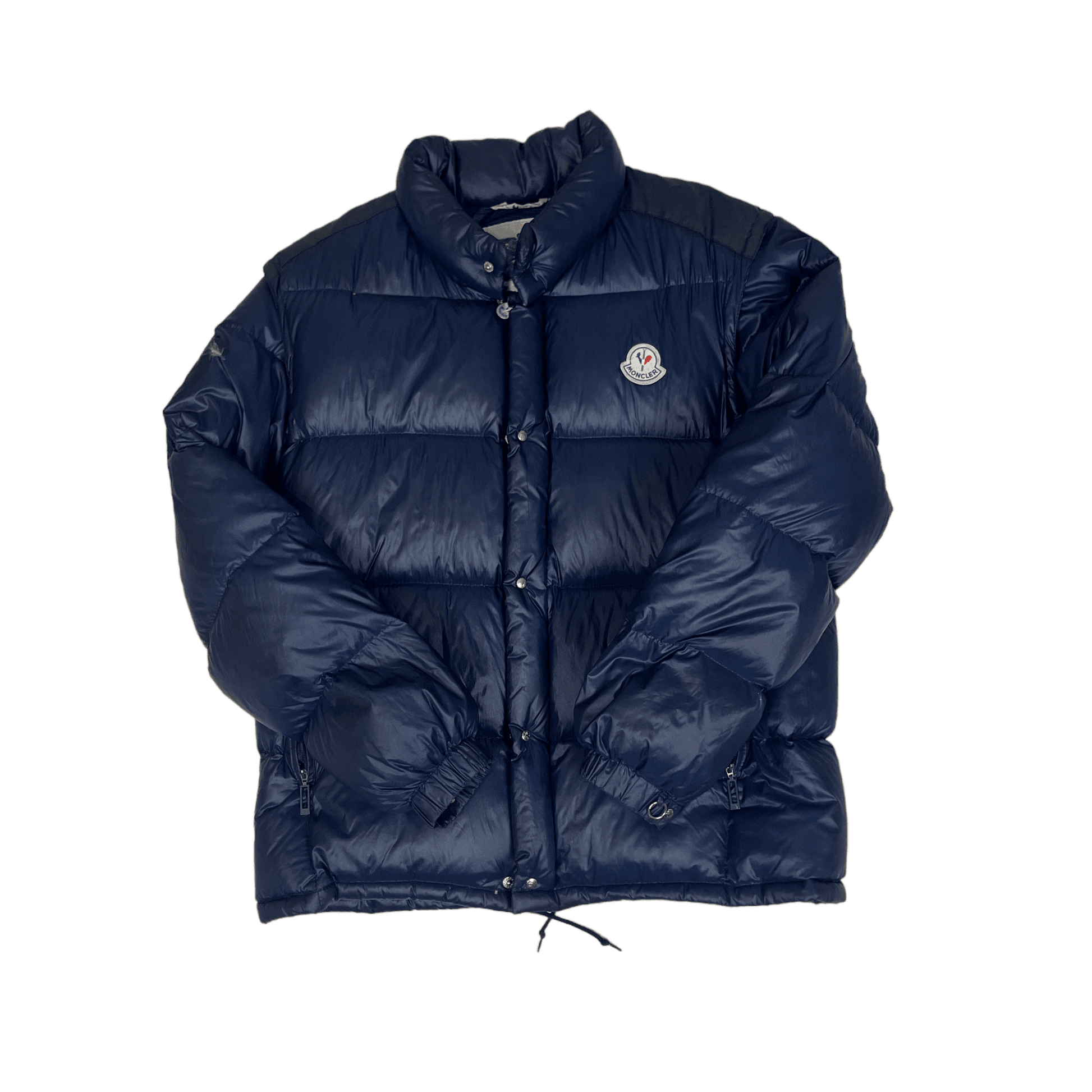 Vintage 90s Navy Blue Moncler Grenoble Puffer Coat Large