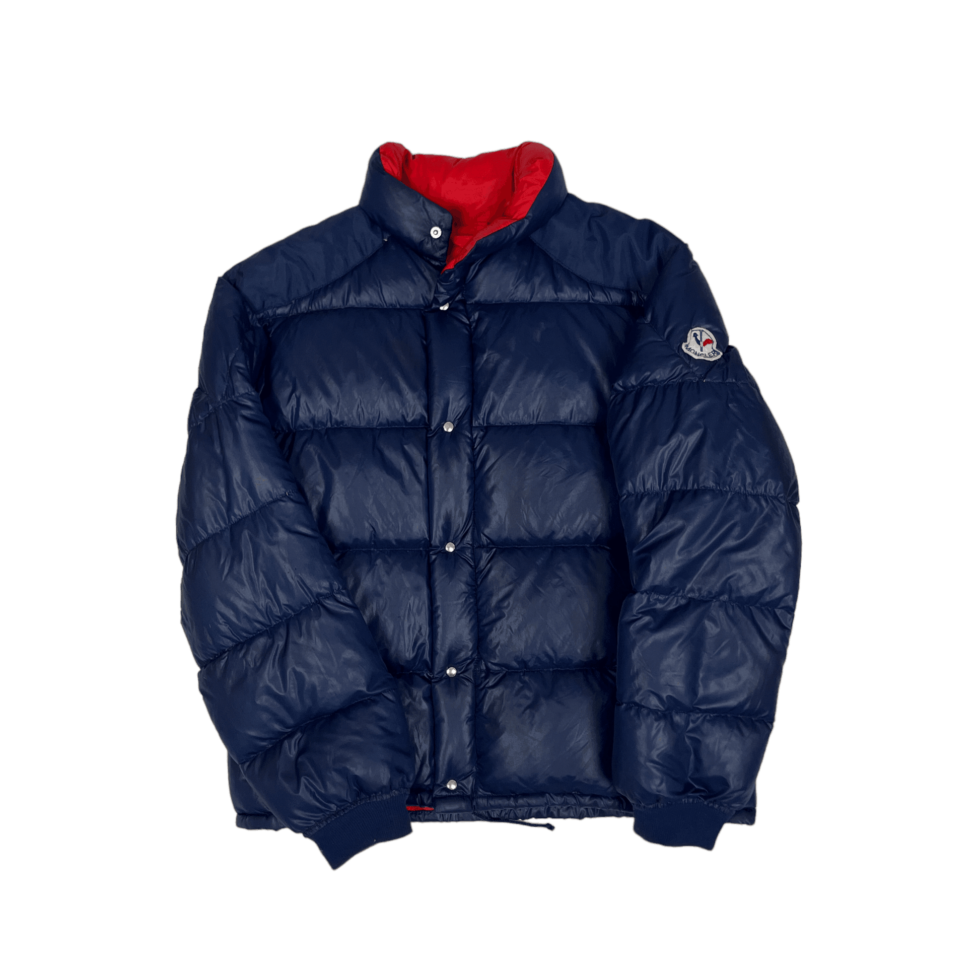Vintage 90s Navy Blue Moncler Grenoble Puffer Coat Medium