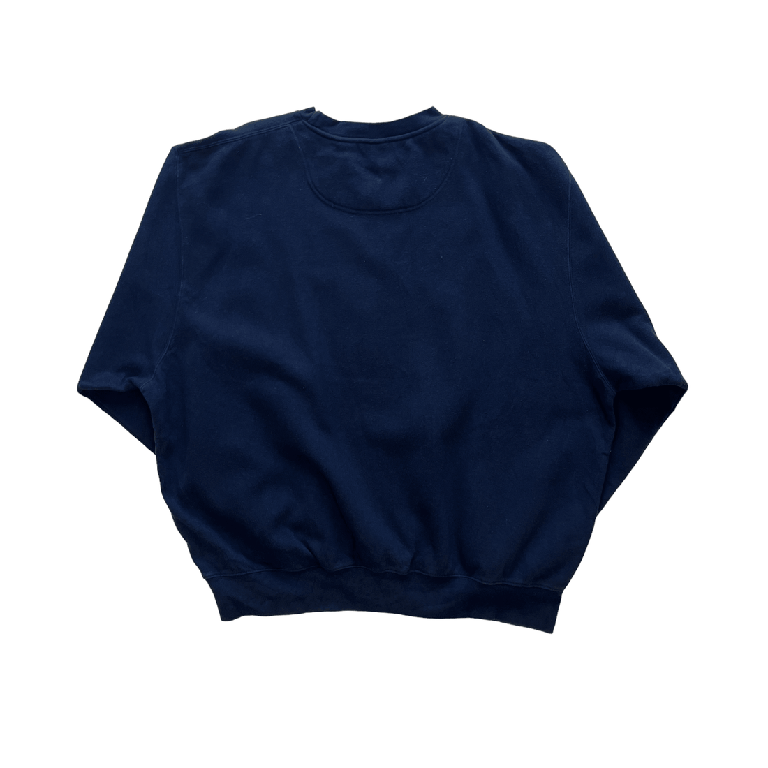 Vintage 90s Navy Blue Nike Michigan Sweatshirt - Extra Large - The Streetwear Studio