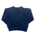 Vintage 90s Navy Blue Nike Sweatshirt - Extra Large - The Streetwear Studio