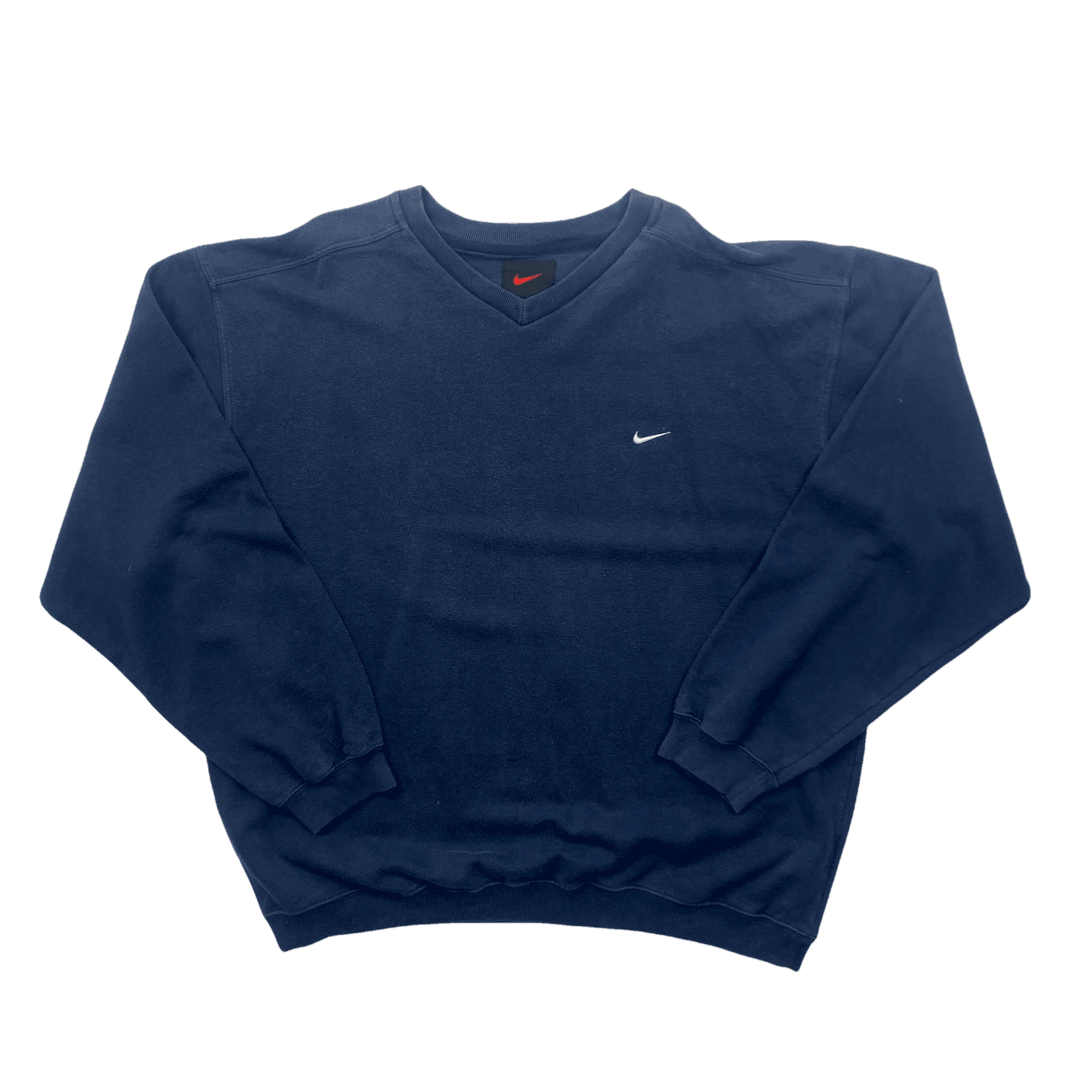 Vintage 90s Navy Blue Nike Sweatshirt - Extra Large - The Streetwear Studio