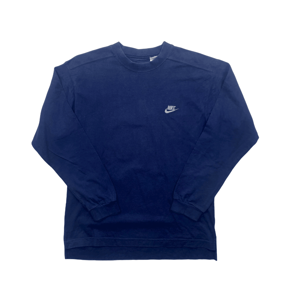 Vintage 90s Navy Blue Nike Sweatshirt - Medium - The Streetwear Studio