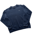 Vintage 90s Navy Blue Nike Sweatshirt - Medium - The Streetwear Studio