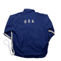 Vintage 90s Navy Blue Nike USA Football Windbreaker Jacket - Extra Large - The Streetwear Studio