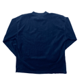 Vintage 90s Navy Blue Ralph Lauren Polo Sport USA Spell-Out Fleece Sweatshirt - Extra Large - The Streetwear Studio