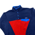 Vintage 90s Navy Blue + Red Patagonia Synchilla Fleece - Medium - The Streetwear Studio