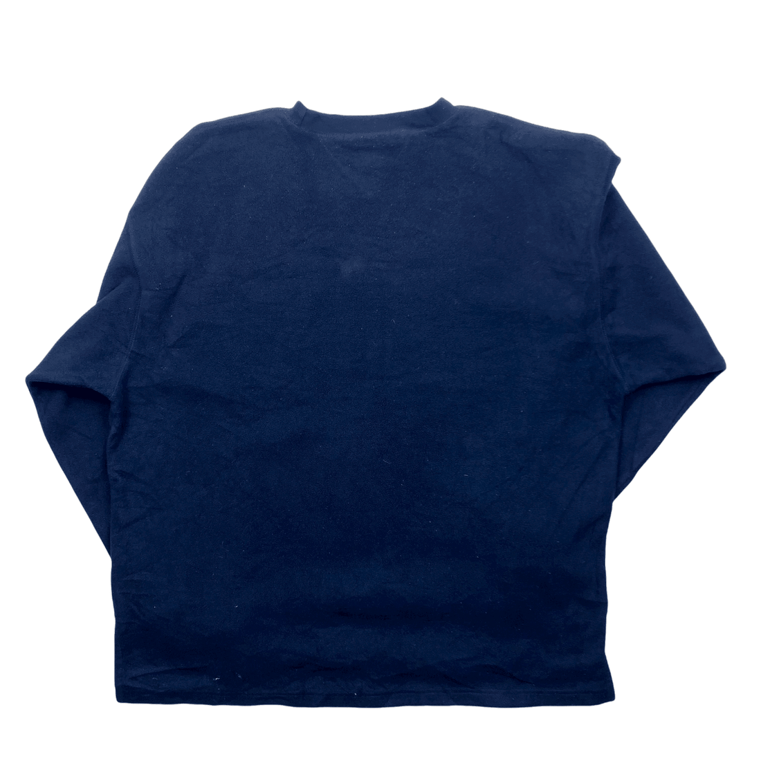 Vintage 90s Navy Blue Tommy Hilfiger Fleece Sweatshirt - Extra Large - The Streetwear Studio