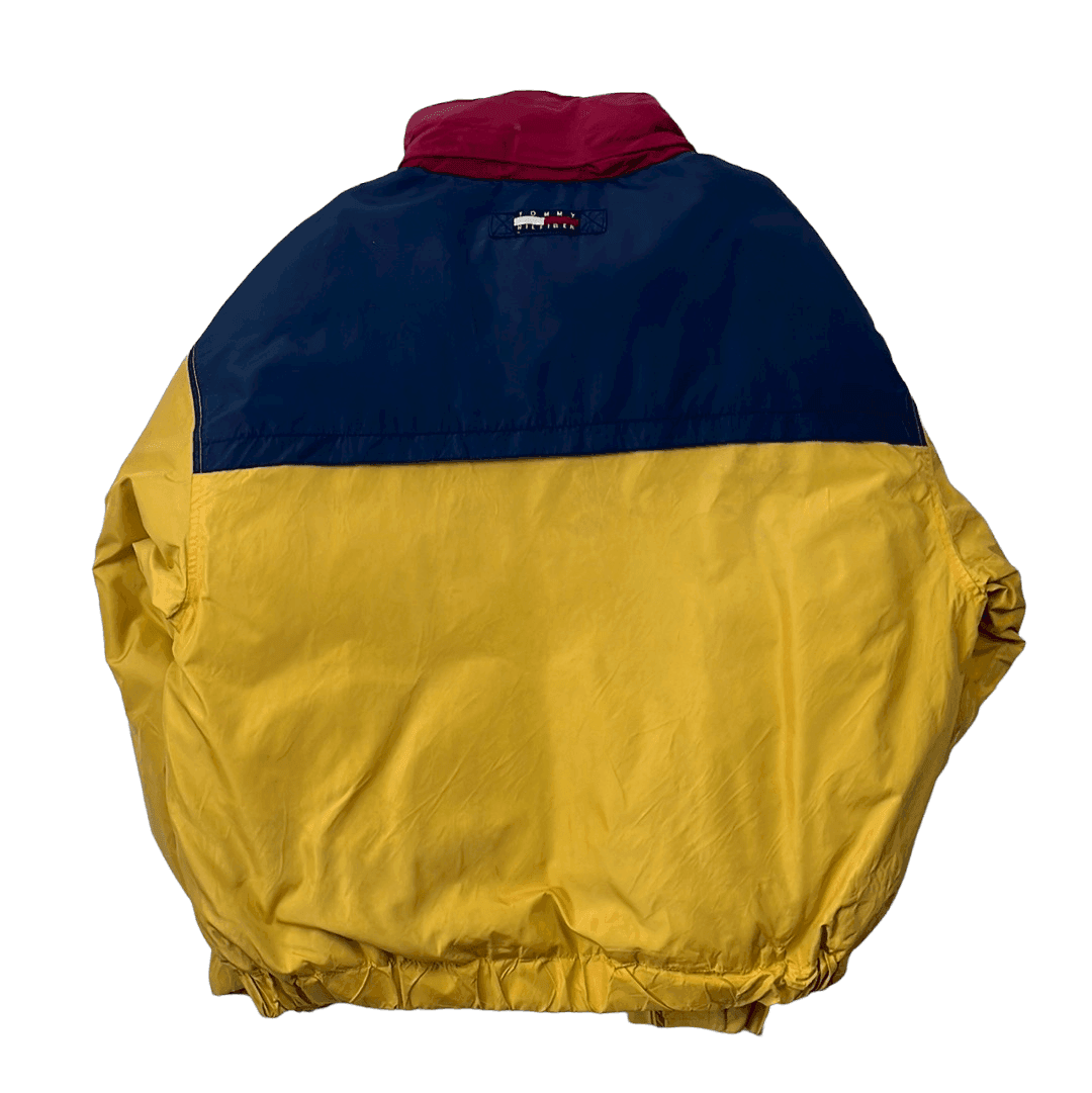 Tommy hilfiger yellow blue red jacket Clearance