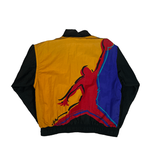 Vintage 90s Nike Jordan Windbreaker Jacket - Medium - The Streetwear Studio