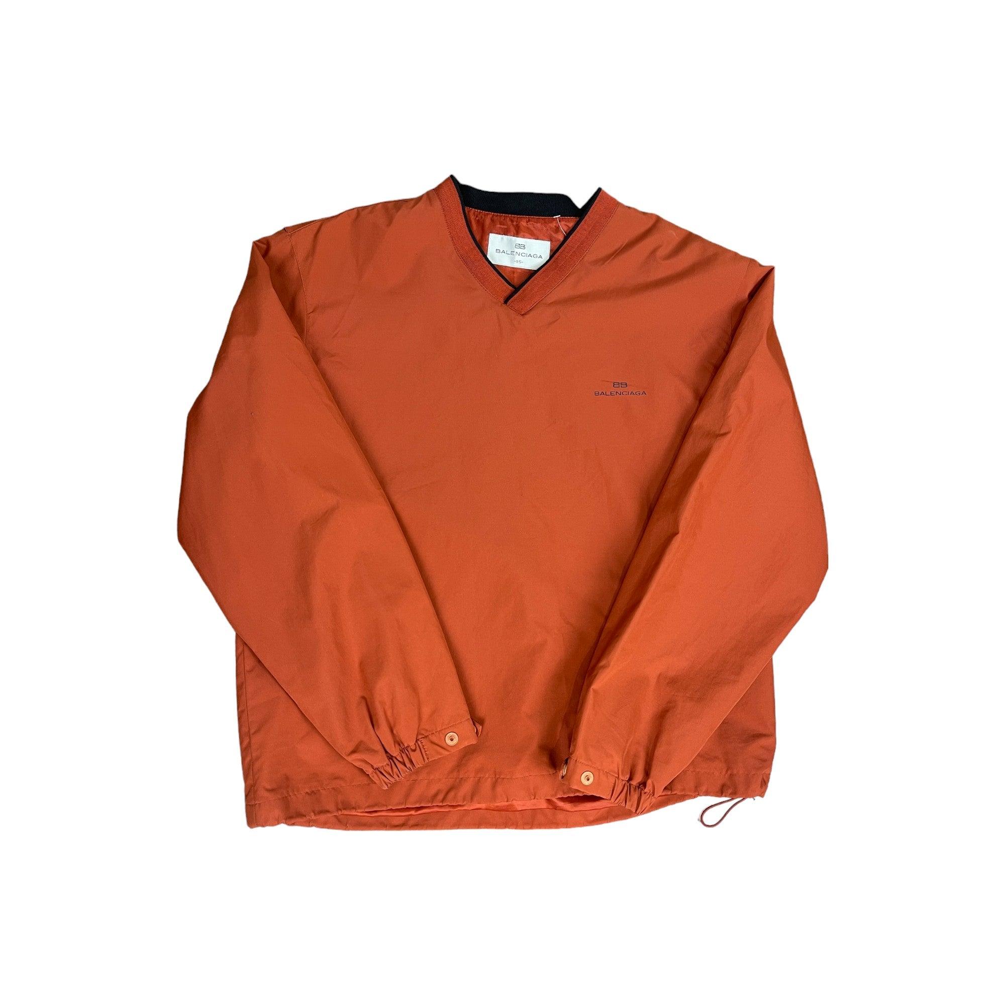 Vintage 90s Orange Balenciaga Sweatshirt - Medium - The Streetwear Studio