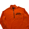 Vintage 90s Orange Ralph Lauren Polo Sport Spell-Out Quarter Zip Fleece - Large - The Streetwear Studio