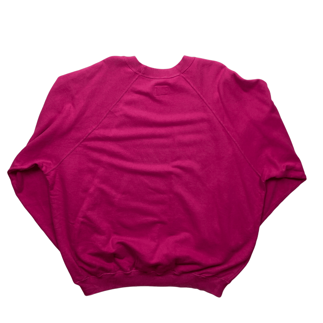 Vintage 90s Pink United Colours of Benetton Spell-Out Sweatshirt - Extra Large - The Streetwear Studio