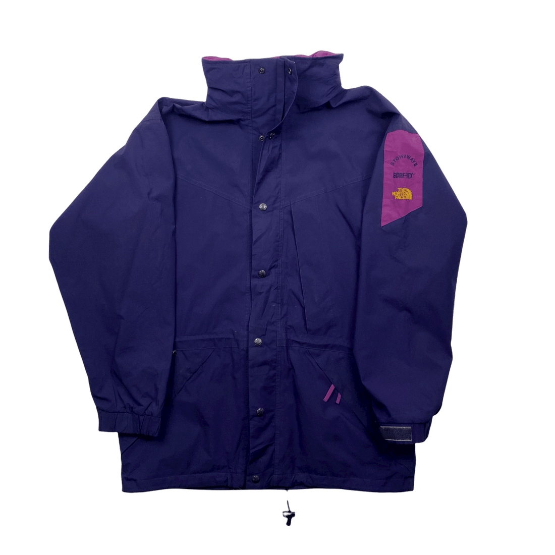 Vintage 90s Purple The North Face (TNF) Stonoway III Waterproof Coat/ Jacket - Large - The Streetwear Studio