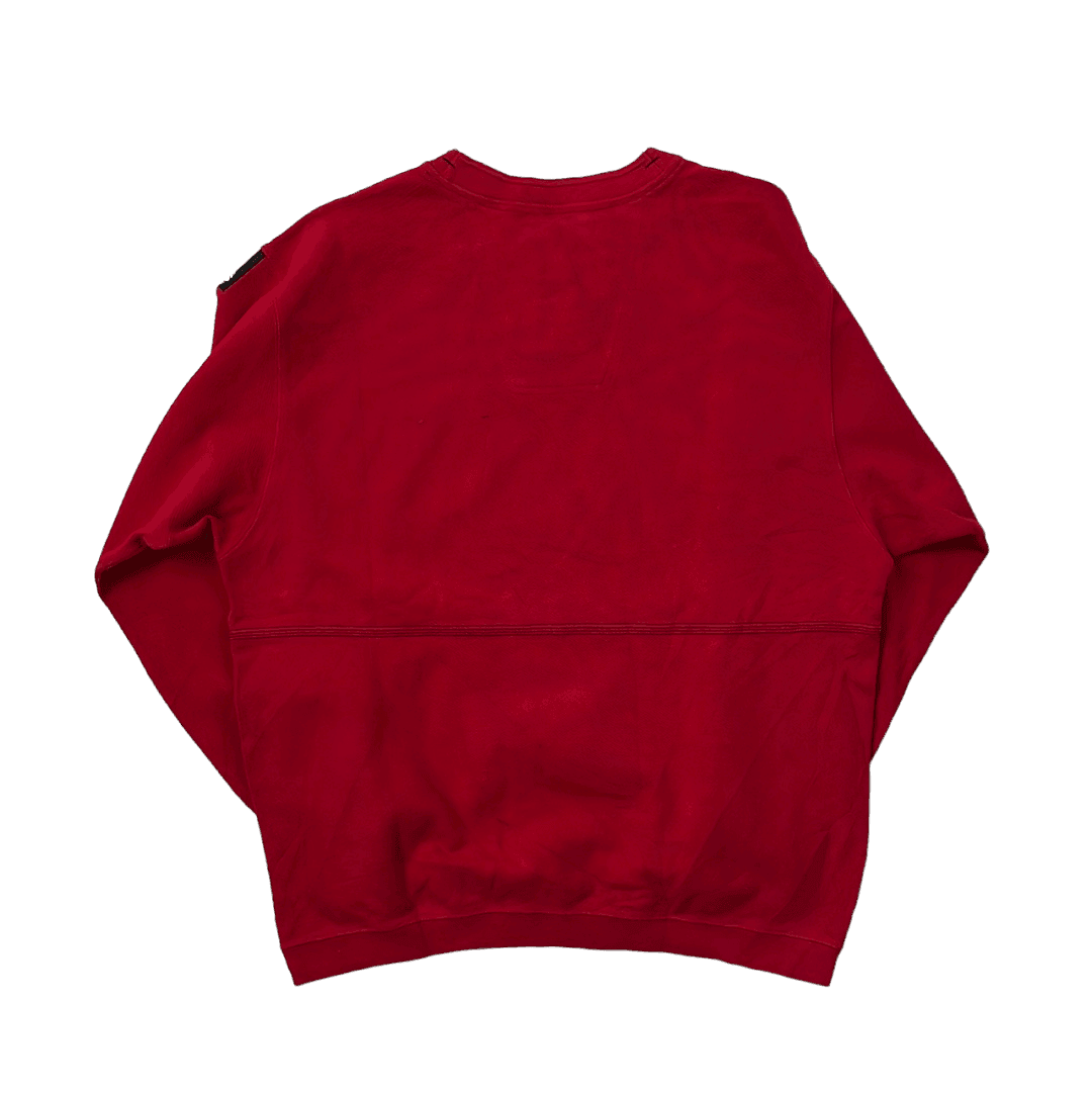 Vintage 90s Red Adidas Equipment Sweatshirt - Medium - The Streetwear Studio